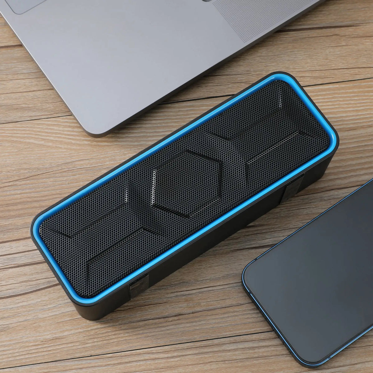Portable Bluetooth Speaker – 10W Wireless Stereo Speaker with Deep Bass, TWS Pairing, FM Radio, USB, TF Card & AUX